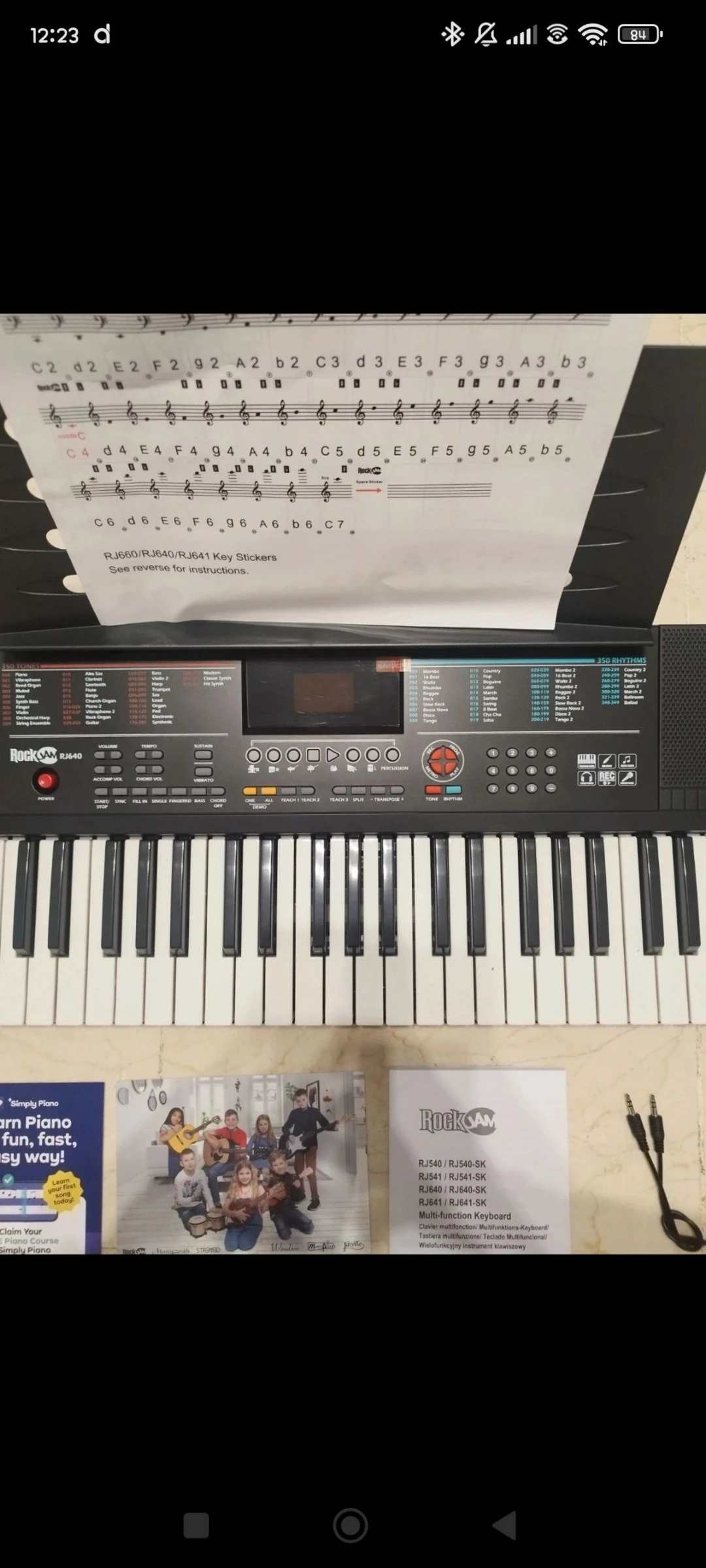 Teclado RockJam RJ640 con accesorios – photo 3